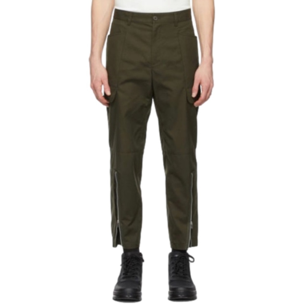 Helmut Lang Olive Green Pants